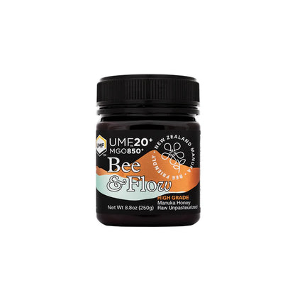Bee & Flow Raw Manuka Honey UMF 20+ MGO850+