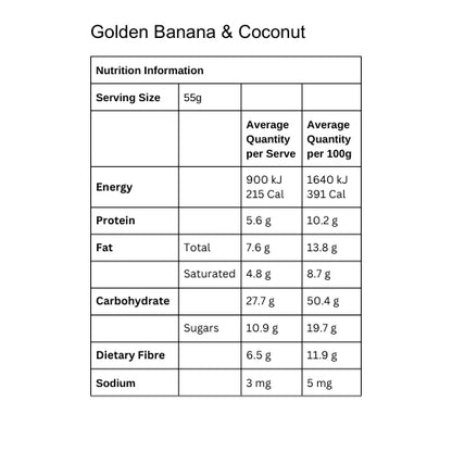 Golden Banana & Coconut Oaty Porridge