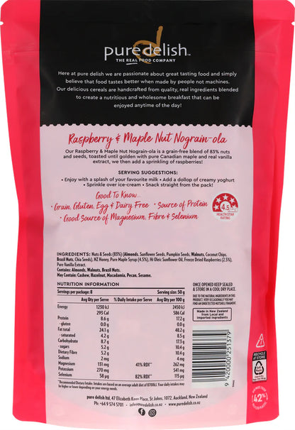 Raspberry & Maple Nut Nograin-ola 400g