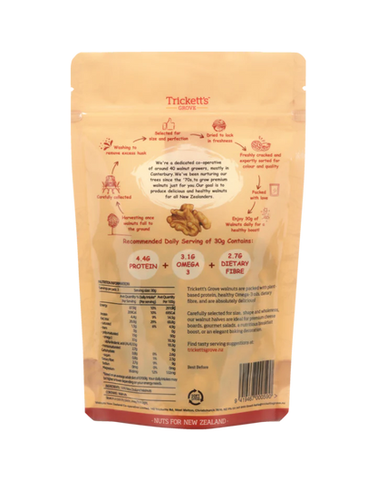 Trickett's Grove Walnut Halves 90 grams