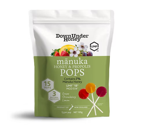 Manuka Honey & Propollis Pops UMF 15+ MGO514+